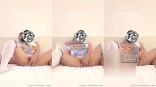 Hijabers Cosplay Baju Sekolah Ngewe Muncrat di Muka