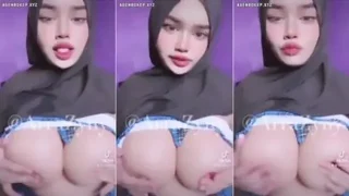 Jilbab Tiktok Toket Karet